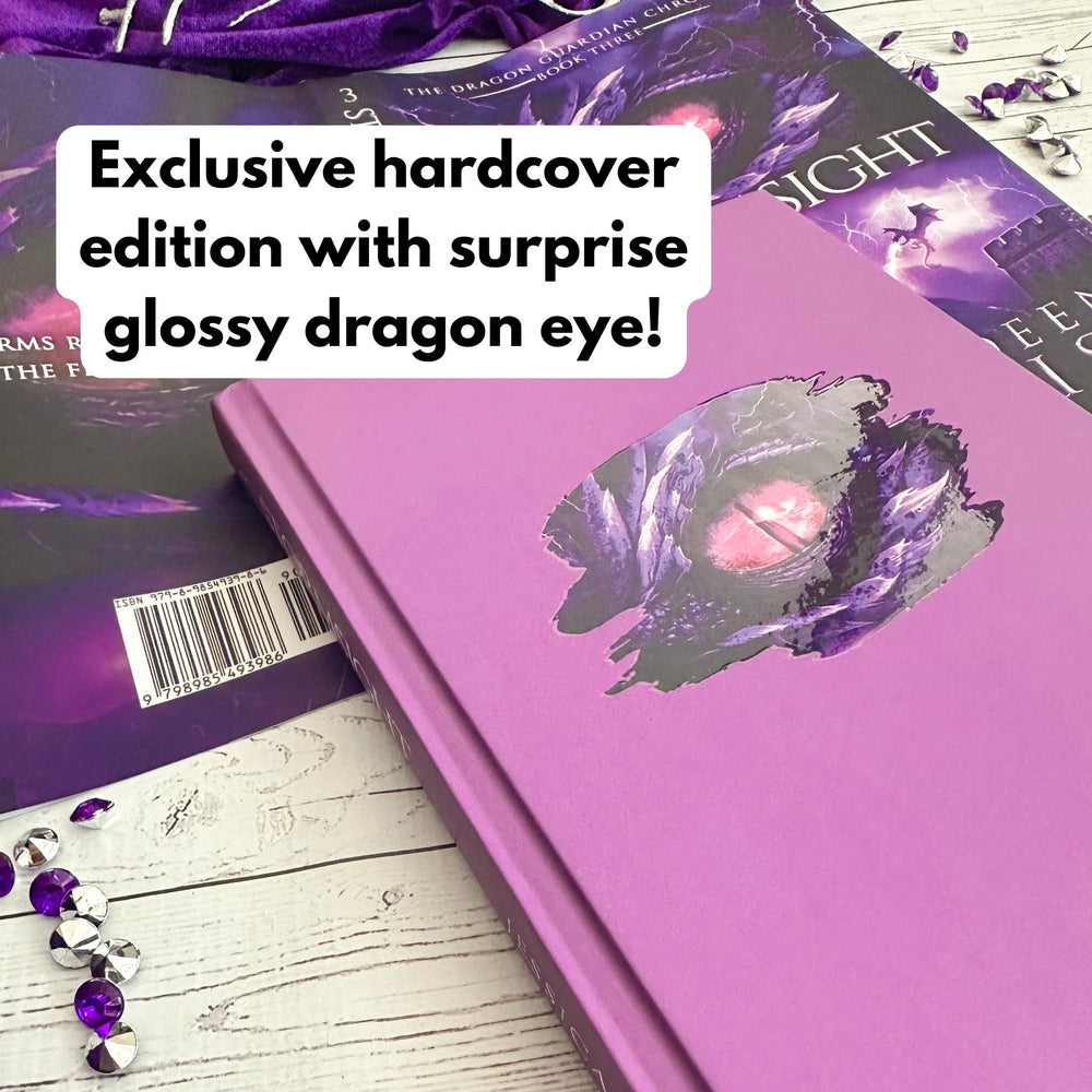 Exclusive hardcover edition with surprise glossy dragon eye under the dust jacket